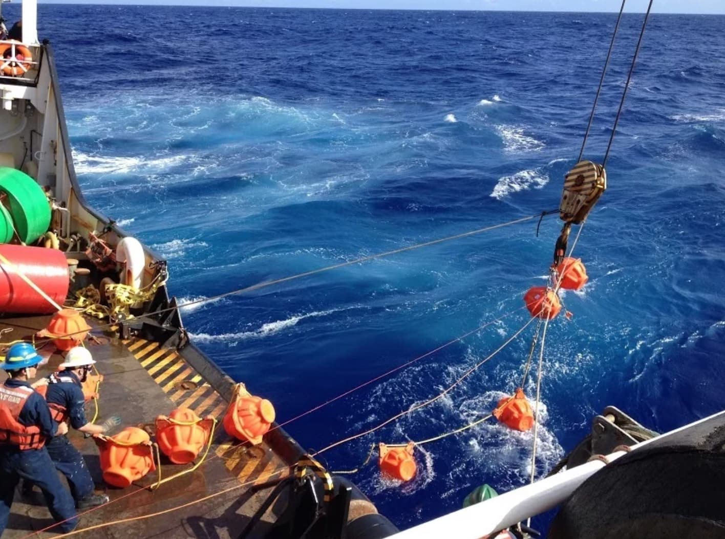  “In 2015 scientist dropped a microphone 6 miles down into the Mariana Trench, the results where a surprise, instead of quiet, they heard sounds of earthquakes, ships, the distinct moans of baleen whales and the overwhelming clamor of a category 4 typhoon that just happened to pass overhead.”